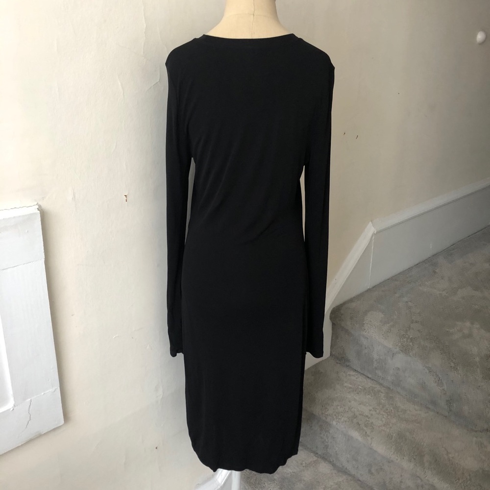 SOLD Elie Tahari Saniya Lace Shoulder Jersey Dress EUC - Picture 5 of 9